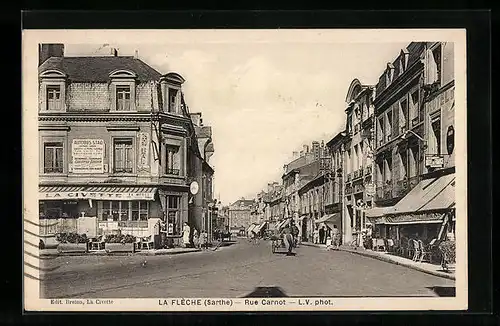 AK La Flèche, Rue Carnot