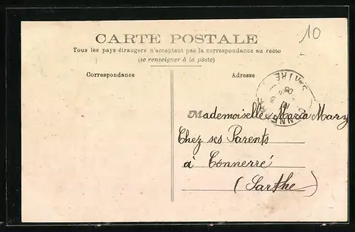 AK Thorigné, Monument 1870-71