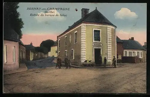 AK Bernay-en-Champagne, Entree du bureau de tabac
