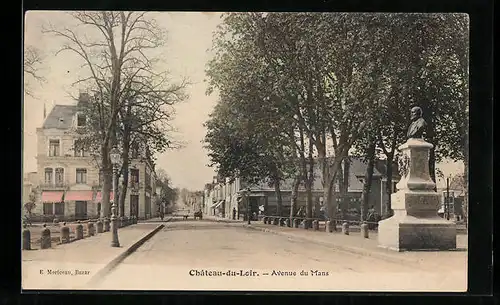 AK Château-du-Loir, Avenue du Mans