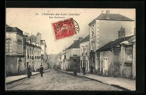 AK Chateau-du-Loir, Rue Nationale