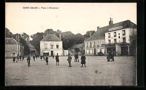 AK Saint-Calais, Place et Estaminet