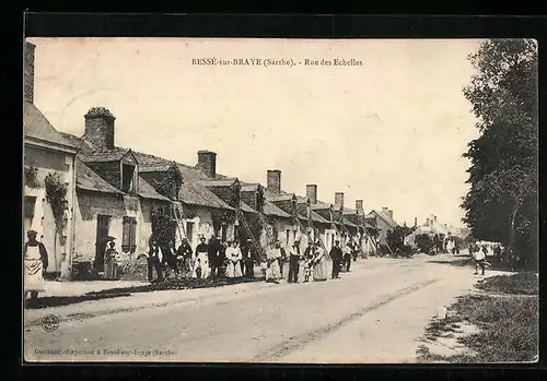 AK Bessé-sur-Braye, Rue des Echelles