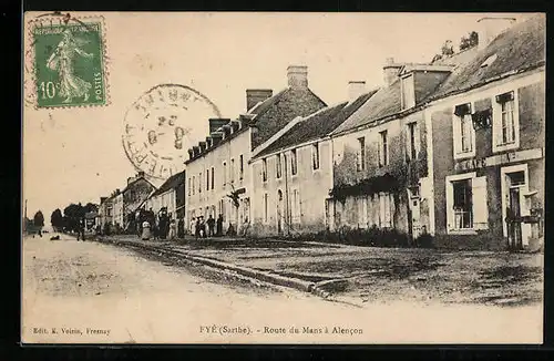 AK Fyé, Route du Mans à Alencon
