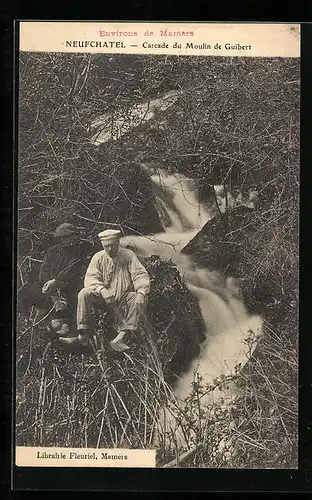 AK Neufchatel, Cascade du Moulin de Guibert