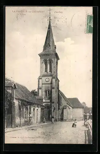 AK La Fresnaye-sur-Chédouet, L`Eglise