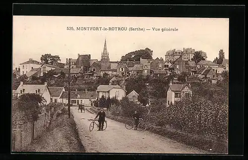 AK Montfort-le-Rotrou, Vue générale