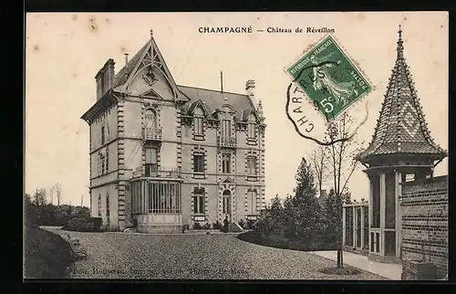 AK Champagné. Château de Réveillon