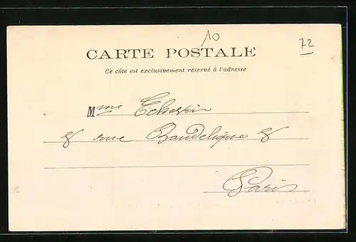 AK Pont-de-Gennes, Vue sur l`Huisne