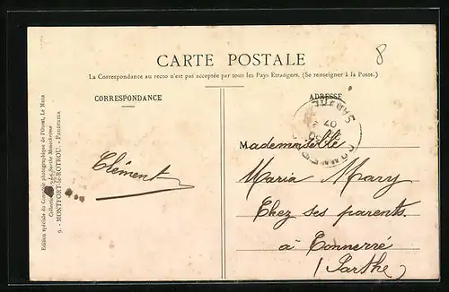 AK Montfort-le-Rotrou, Panorama