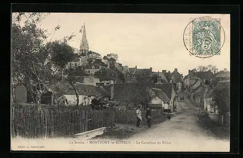 AK Montfort-le-Rotrou, Le Carrefour du Billot