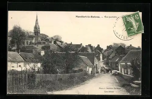 AK Montfort-le-Rotrou, Vue partielle