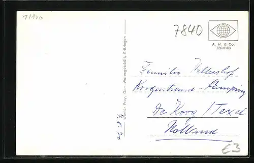 AK Britzingen in Baden /Markgräfler Land, Gasthaus, Ortspartie, Teilansicht