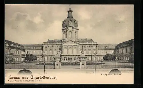 AK Berlin-Charlottenburg, Königliches Schloss