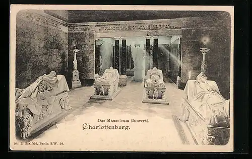 AK Berlin-Charlottenburg, Das Mausoleum, Innenansicht