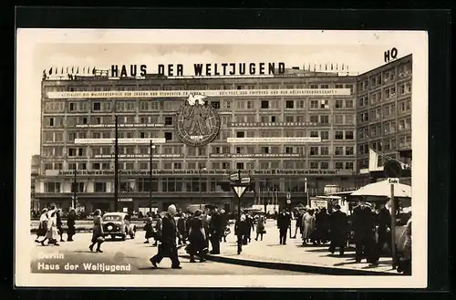 AK Berlin, Haus der Weltjugend, Alexanderplatz