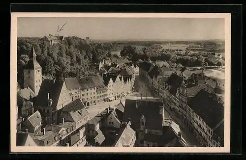 AK Landsberg /Lech, Teilansicht aus der Vogelschau