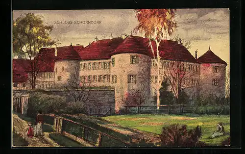 Künstler-AK Schorndorf, Schloss Schorndorf