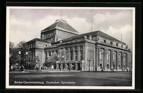 AK Berlin-Charlottenburg, Deutsches Opernhaus