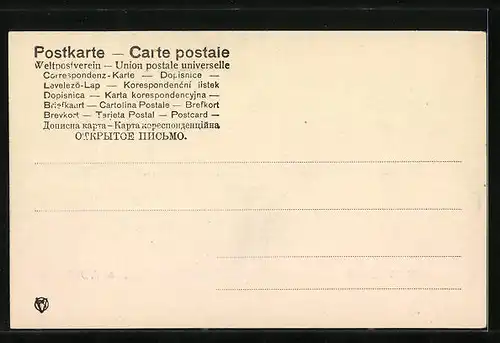 AK Berlin, Partie am Bismarck-Denkmal