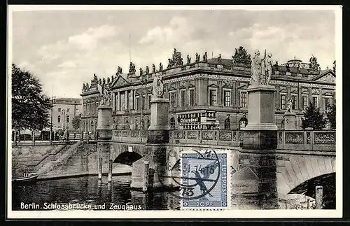 AK Berlin, Schlossbrücke und Zeughaus