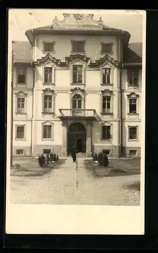 Foto-AK Wurzach, Schloss, Eingang