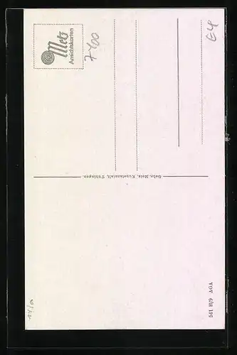 AK Tübingen, Marktplatz mit Rathaus