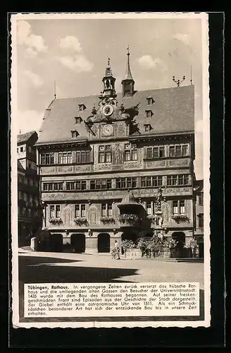 AK Tübingen, Partie vom Rathaus