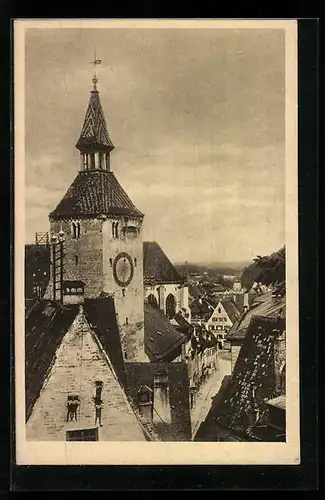 AK Landsberg am Lech, Partie vom Schmalzturm