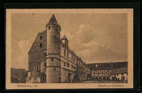 AK Weissenburg i. B., Schlossbau Wülzburg