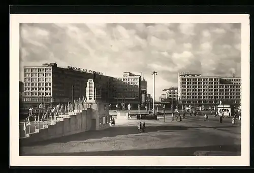 AK Berlin, Alexanderplatz mit Sparkasse der Stadt Berlin