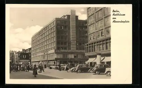 AK Berlin, Hochhäuser am Alexanderplatz