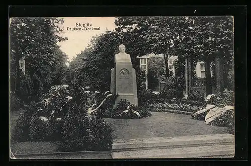 AK Berlin-Steglitz, Paulsen-Denkmal