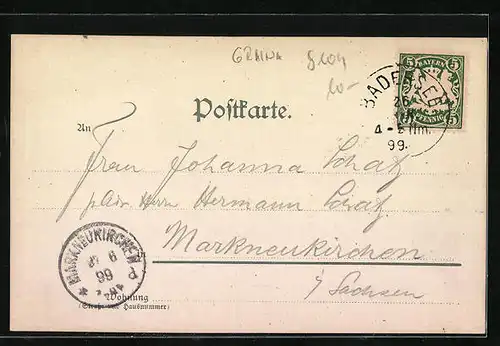 AK Badersee, Teilansicht mit Boot