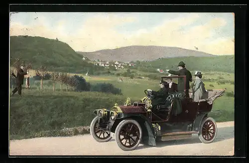 AK Auto, Ausflug mit Chauffeur auf dem Land