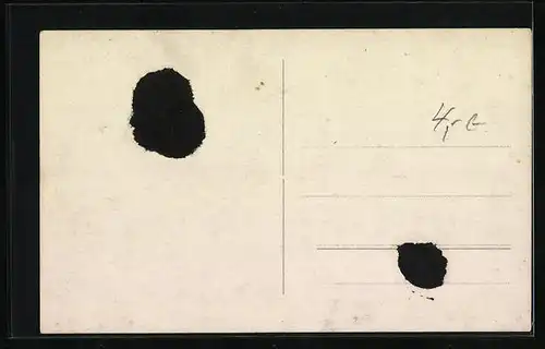 Foto-AK Auto mit stolzer Grossfamilie