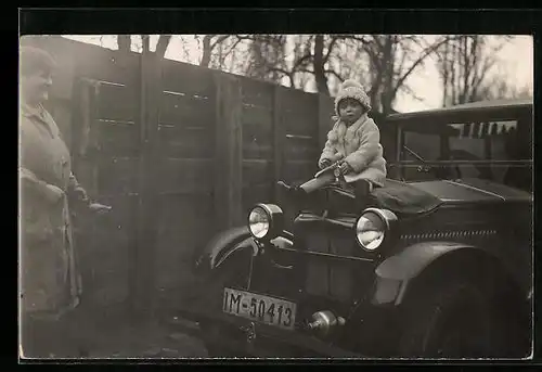 Foto-AK Auto, Kfz-Kennzeichen IM 50413