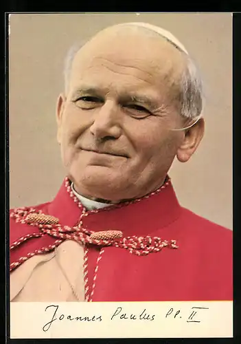 AK Porträt Papst Johannes Paul II.