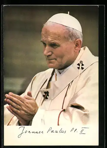 AK Papst Johannes Paul II. beim beten