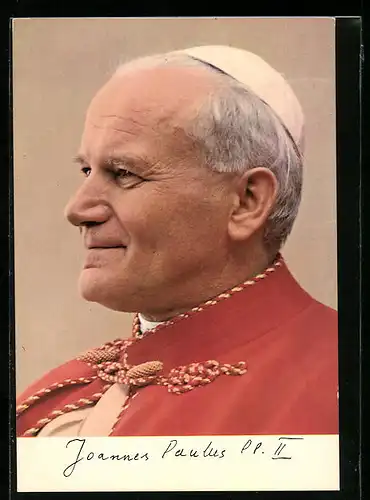 AK Portrait von Papst Johannes Paul II.