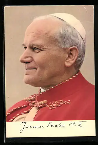 AK Portrait von Papst Johannes Paul II.