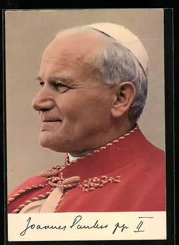 AK Portrait von Papst Johannes Paul II.