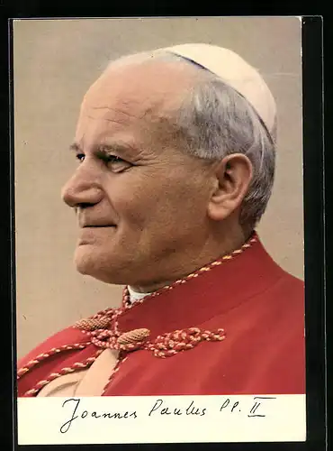 AK Portrait von Papst Johannes Paul II.