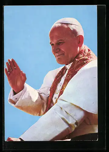 AK Papst Johannes Paul II. gibt den Segen