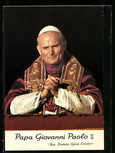 AK Papst Johannes Paul II. im Gebet