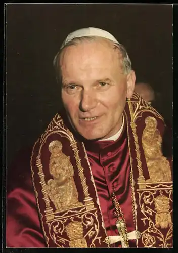 AK Papst Johannes Paul II. im Portrait