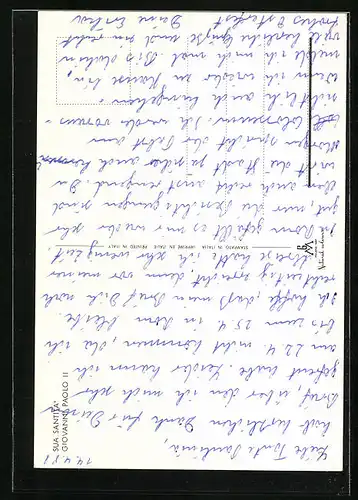 AK Papst Johannes Paul II. im Portrait