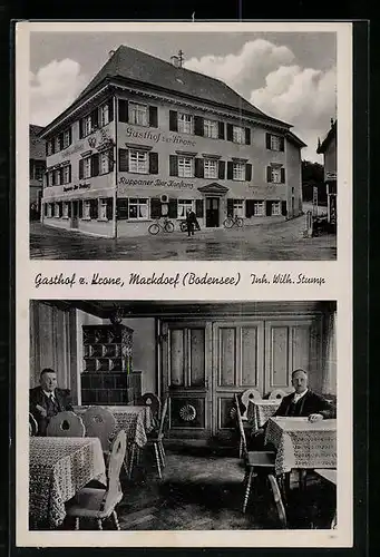 AK Markdorf /Bodensee, Gasthof zur Krone von W. Stump