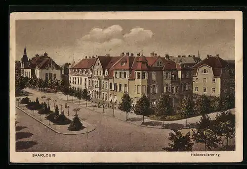 AK Saarlouis, Häuser am Hohenzollernring