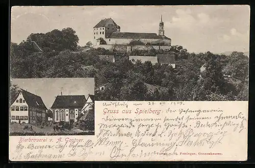 AK Spielberg, Bierbrauerei v. A. Gentner